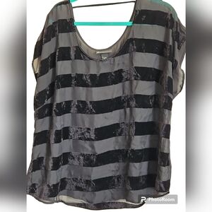 Lane Byrant 18/20  black Blouse